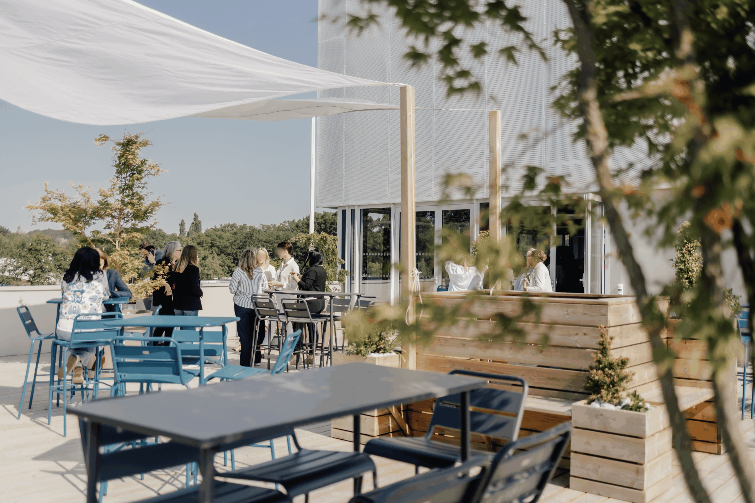 Rooftop à louer Nantes , orvault, réceprions professionnels, cocktails, afterworks