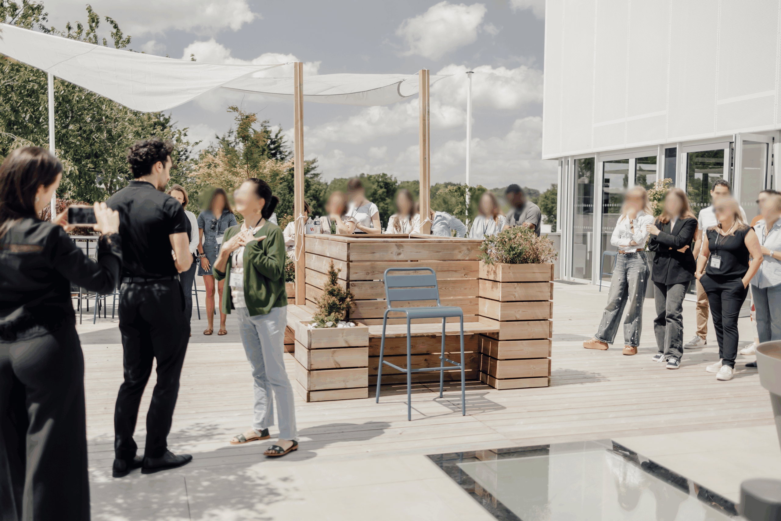 Rooftop à louer Nantes , orvault, réceprions professionnels, cocktails, afterworks