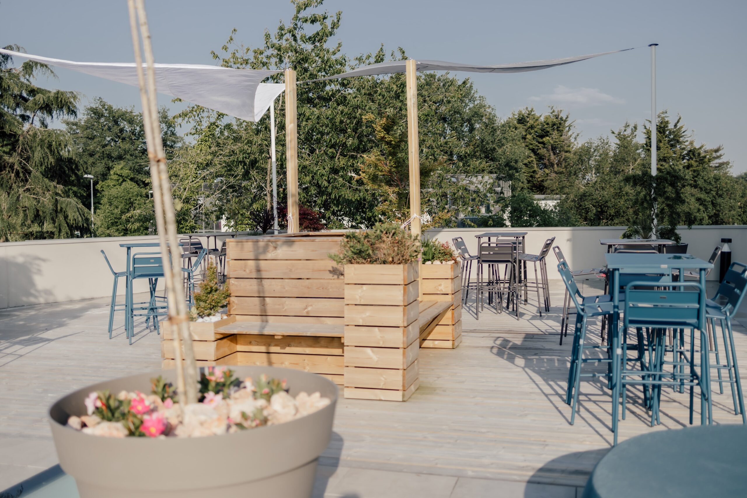 Rooftop à louer Nantes , orvault, réceprions professionnels, cocktails, afterworks